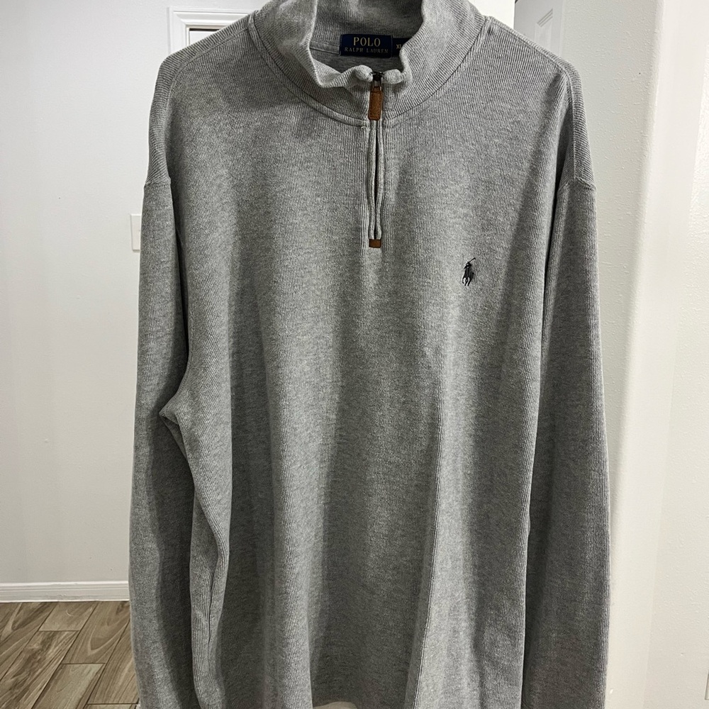 Polo Ralph Lauren Gray Quarter-Zip Pullover